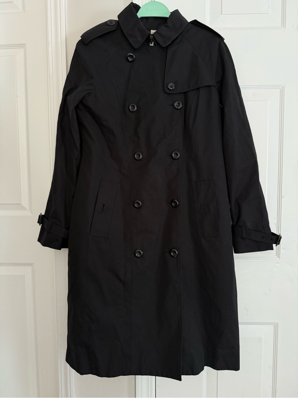 Burberry Kensington Black Trench Coat